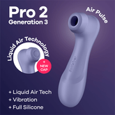 Satisfyer Pro 2 Generation 3 USB Rechargeable Clitoral Vibrator Clit Ticklers and Pulsators